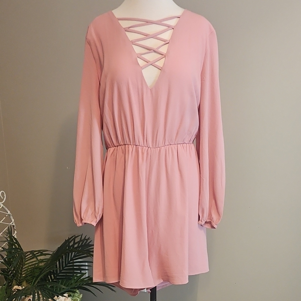 Charlotte Russe Pink Romper